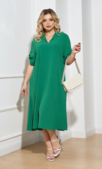 Платье 0258-1с зелёный